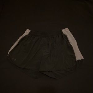 under armour black and white shorts
